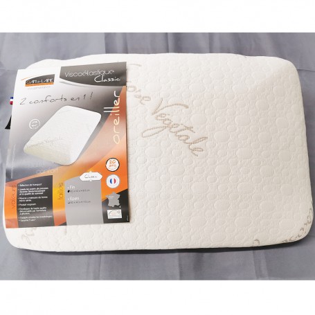 Oreiller Viscoélastique Classic Fin 60x40